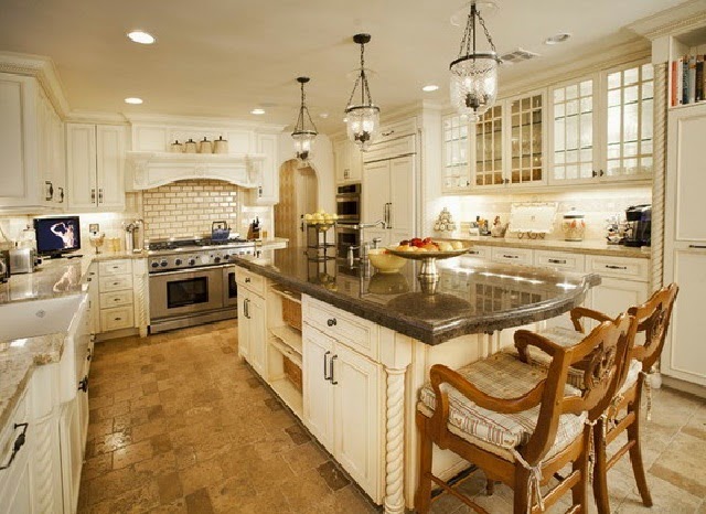 White Mediterranean Kitchen