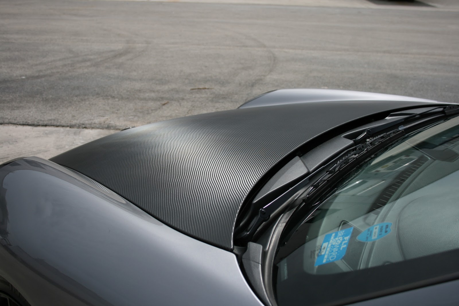 Carbon Fiber Hood & Roof Wrap Porsche 911 Fort Lauderdale Florida