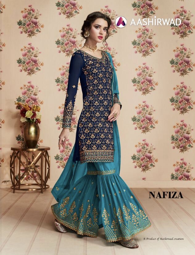 Aashirwad Nafiza Georgette pakistani Suits wholesale