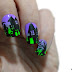 Manicura de casa encantada | Halloween Nail Series