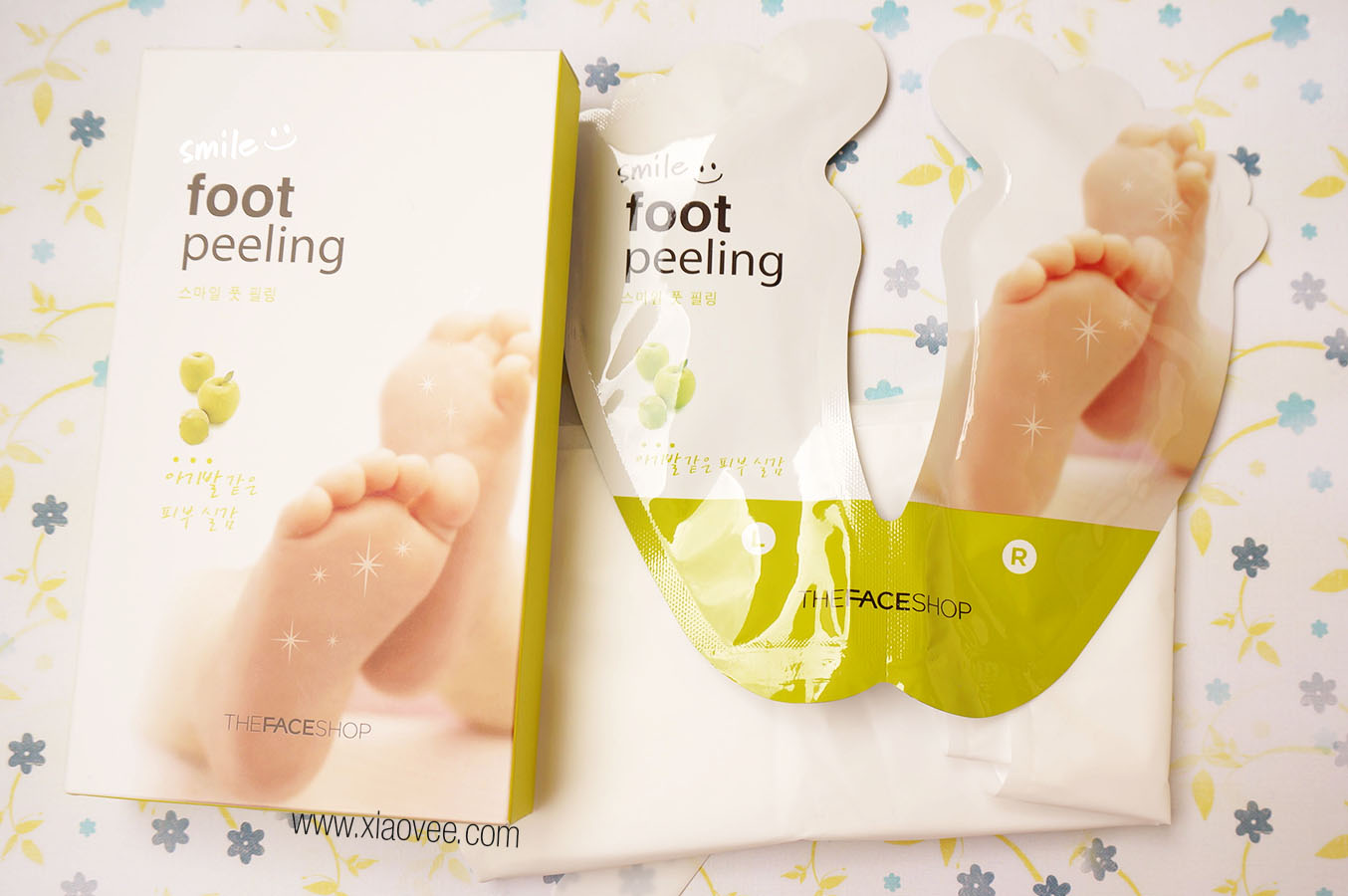 The Face Shop Smile Foot Peeling Review, Korean Brand Foot Peeling Product