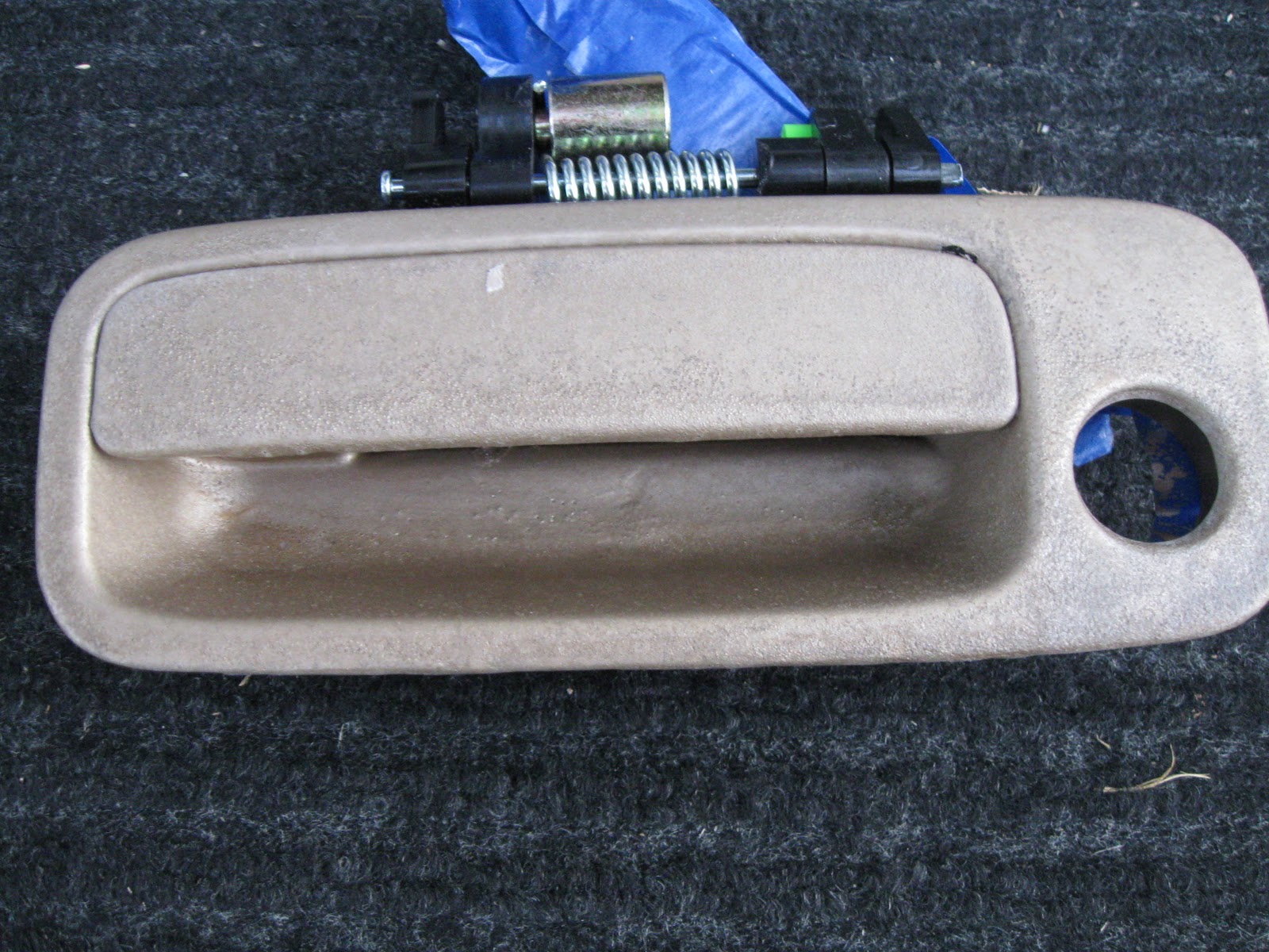 Five Frugal Sisters: Car Door Handle Repair DON'T Do It Yourself