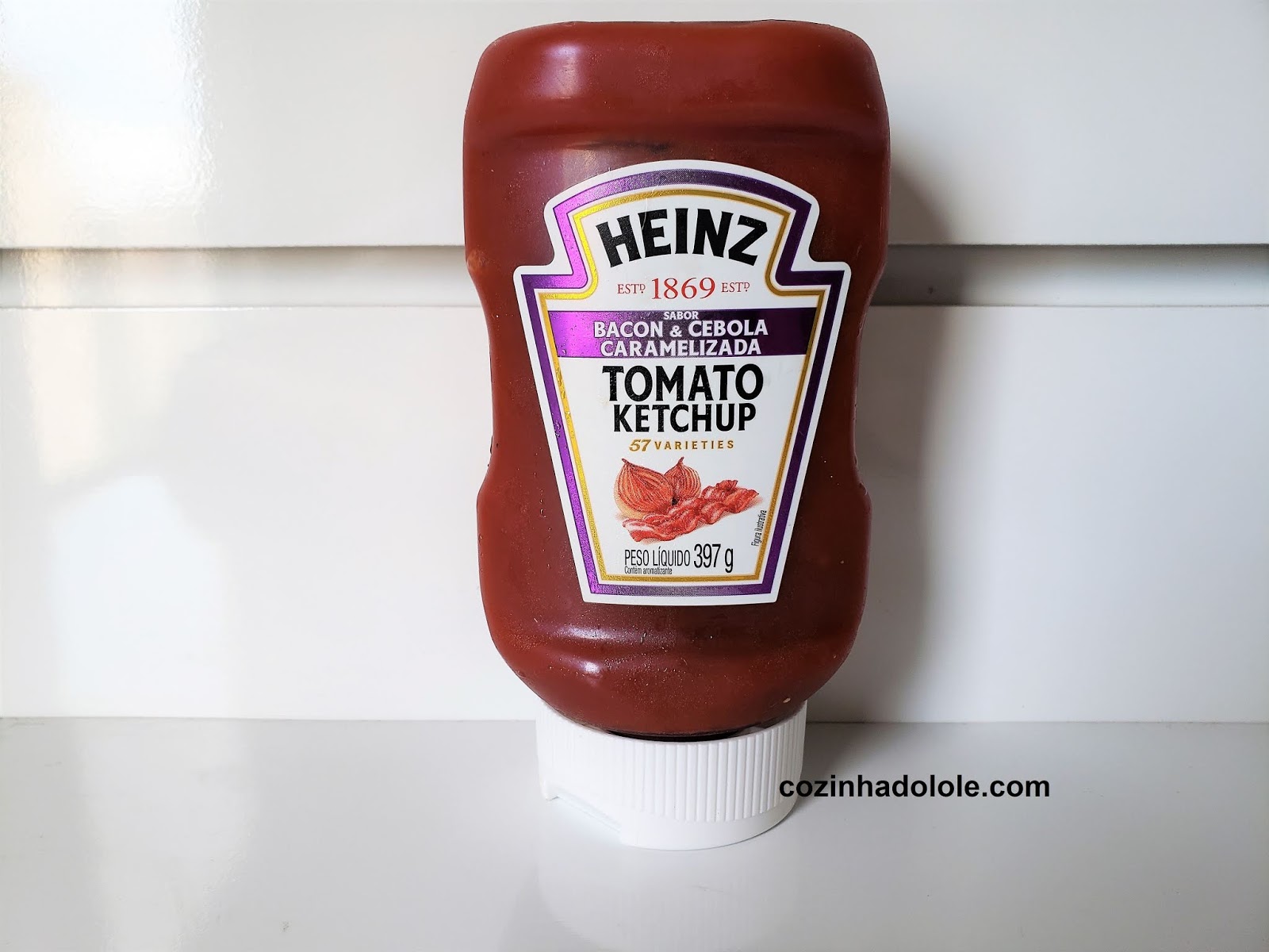 Cozinha do Lole Heinz Ketchup sabor Bacon e Cebola Caramelizada