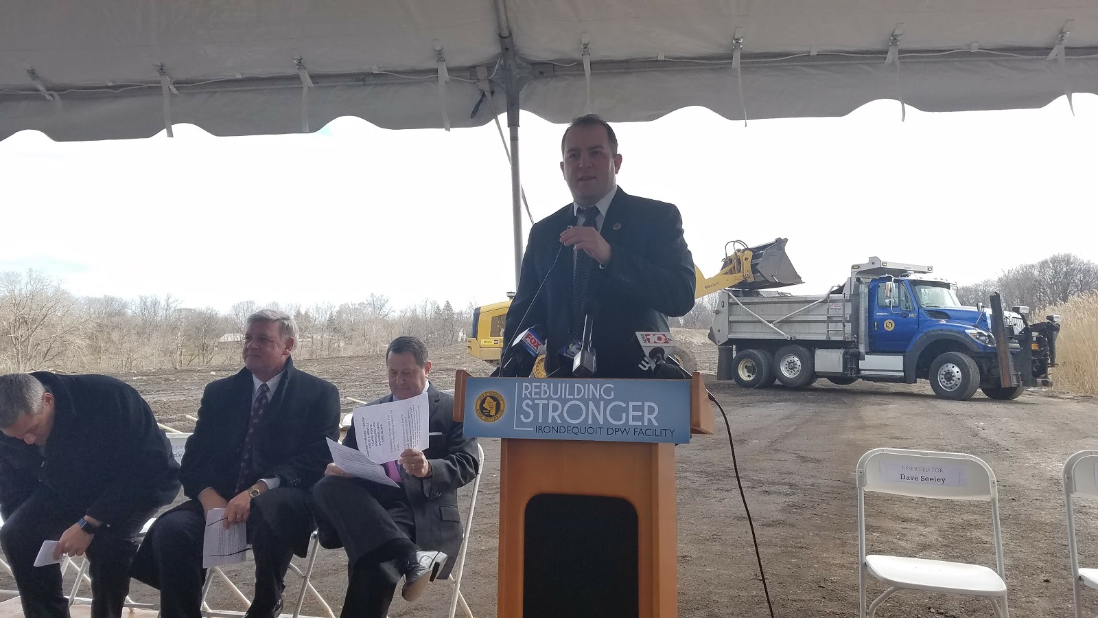 voice reporter town of irondequoit ground breaking ceremony town of irondequoit public works