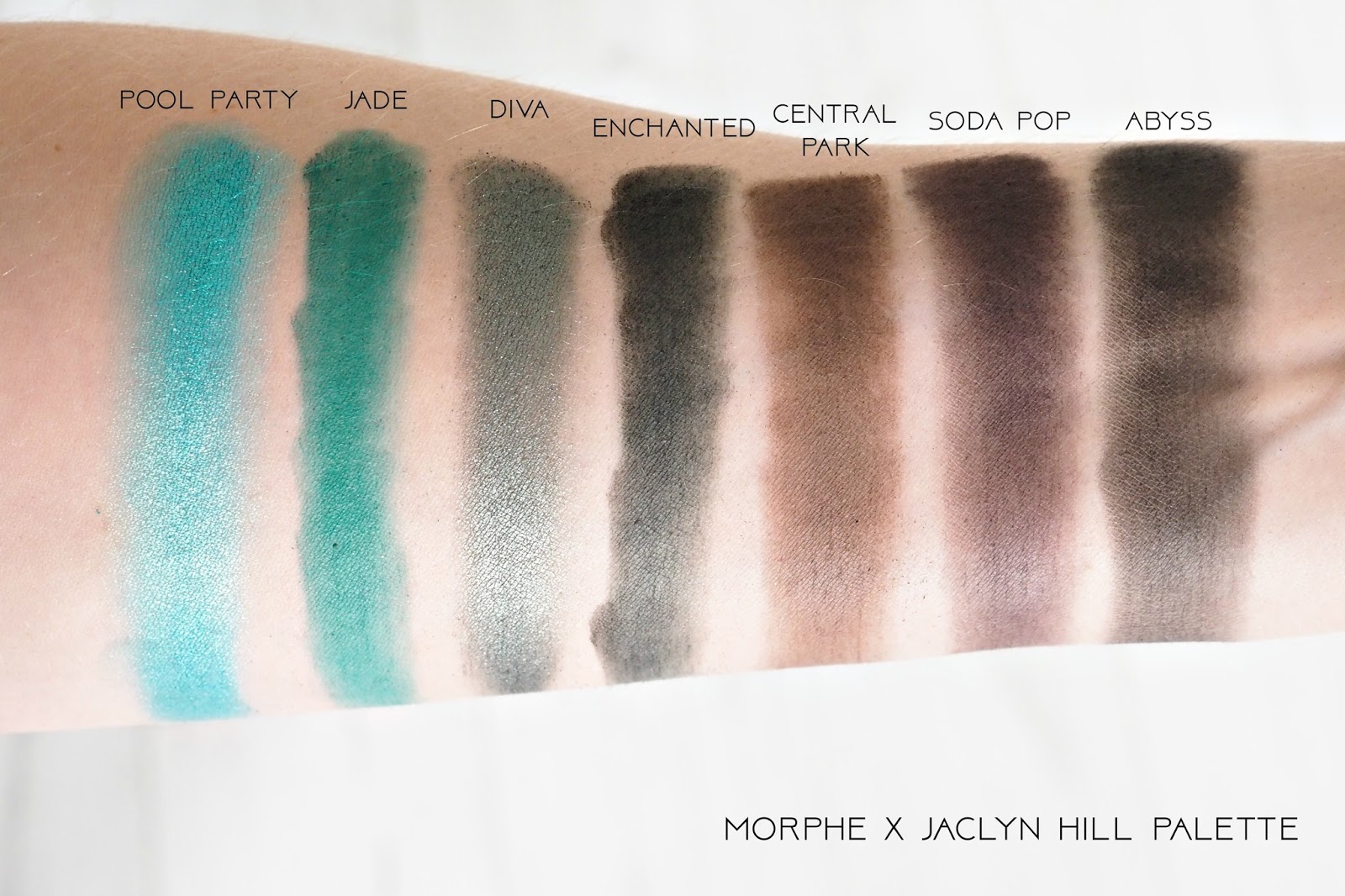 Morphe X Jaclyn Hill Eyeshadow Palette Swatches