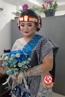 pengantin batak nuansa biru