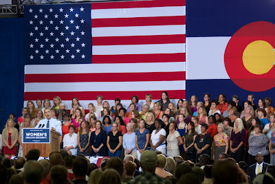 Barack Obama at the Auraria Events Center, Denver, Colorado, August 8, 2012
