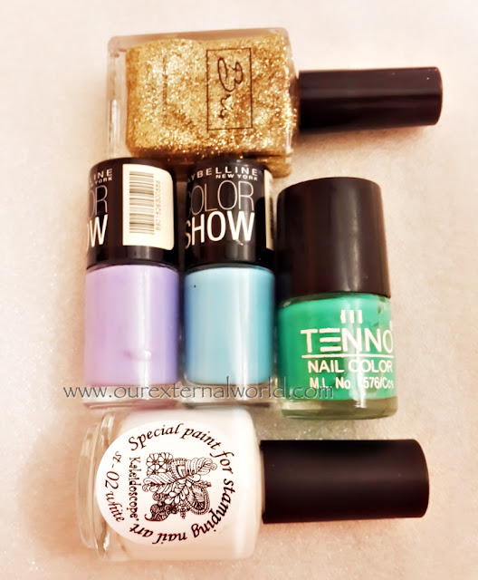 maybelline color show nail polish, tenno nail polish, love bri Gold Rush