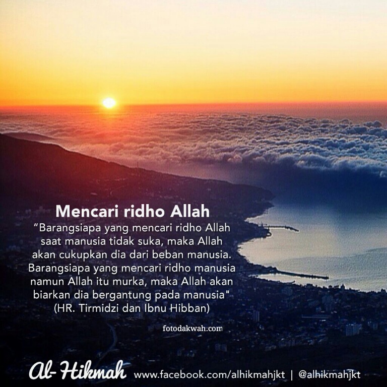 Mencari Ridho Allah