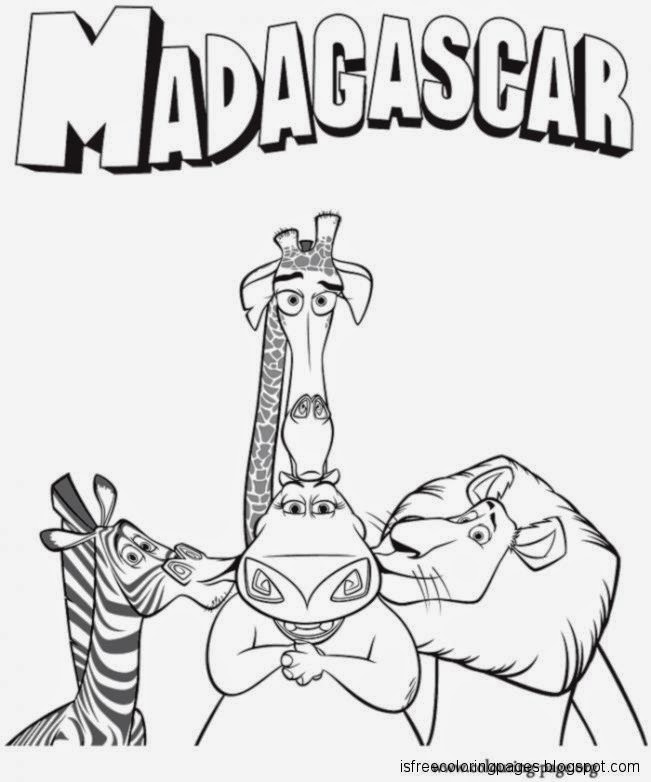 madagscar coloring pages - photo #17