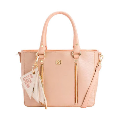 Bolsa Rafitthy Chaveiro Nude/Creme