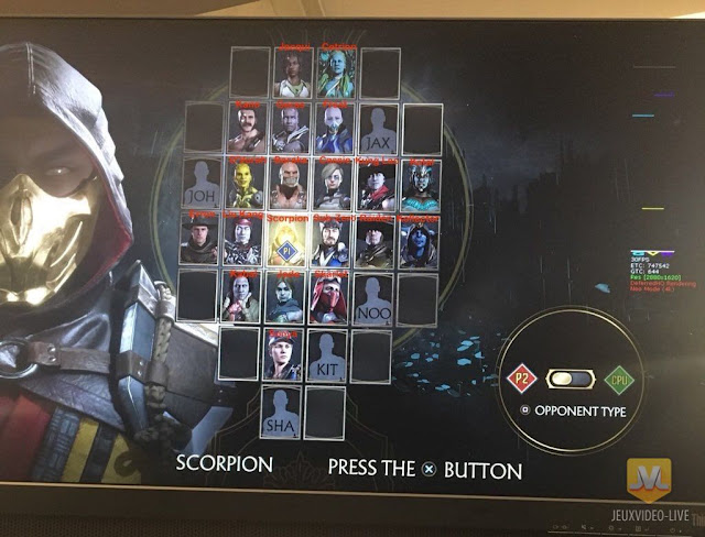 تسريب قائمة جميع الشخصيات الحاضرة خلال لعبة Mortal Kombat 11 عن طريق مجموعة من الصور