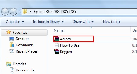 Epson reset l380 download