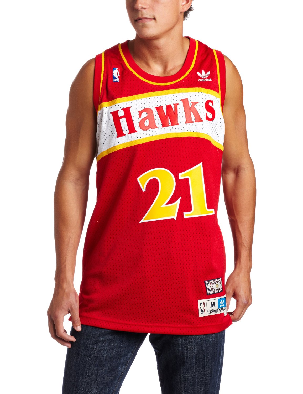 NBA Atlanta Hawks Dominique Wilkins Swingman Jersey Red NBA Fans Shop