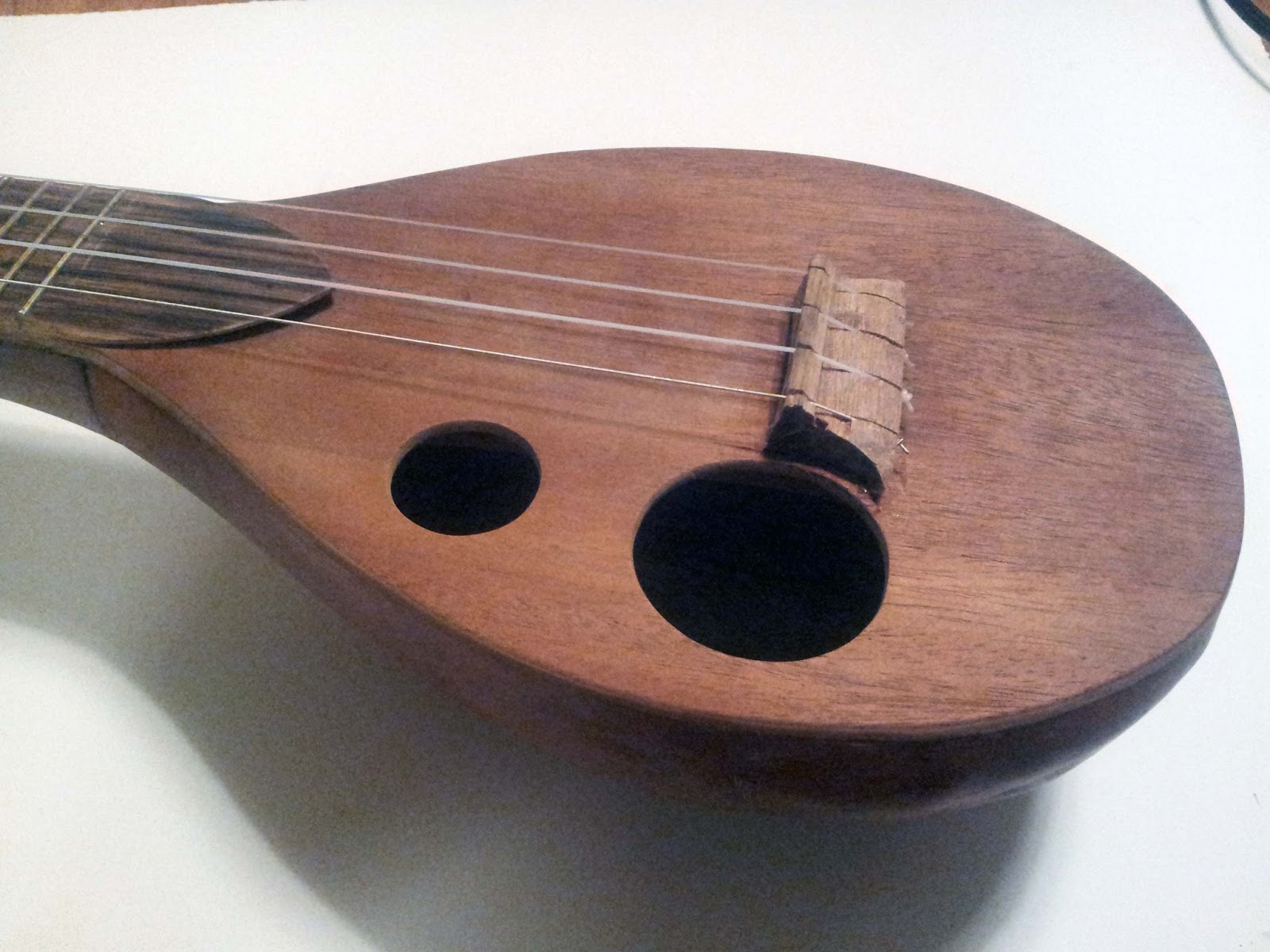 BuildIts in Progress Gourd Ukulele, Part 2