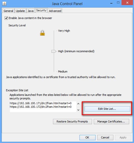 ogrendiklerim JAVA Security Exception Hatası Çözümü