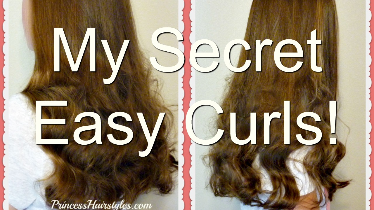 My Secret Curls! Best Quick and Easy Heatless Curling Method | Hairstyles  For Girls - Princess Hairstyles