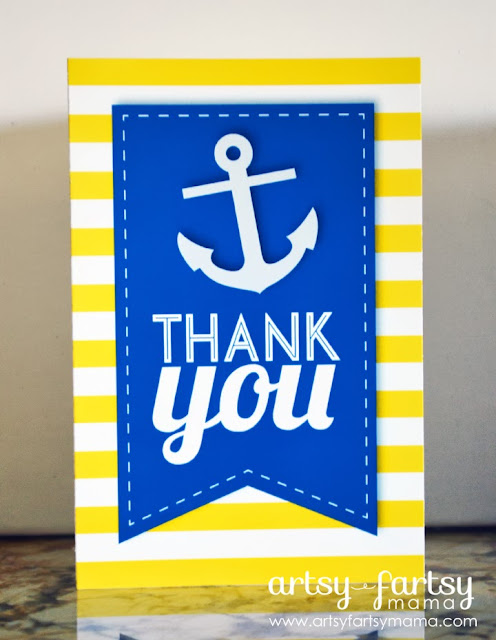 Free Printable Nautical Thank You Cards #freeprintable #thankyou #printable