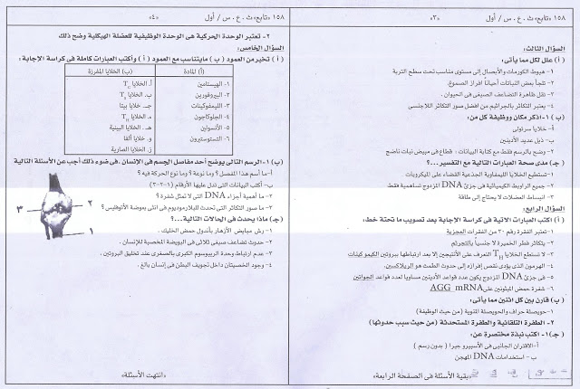 امتحان 2016 فى الاحياء للثانوية العامة بـ"السودان" + نموذج الاجابة 3