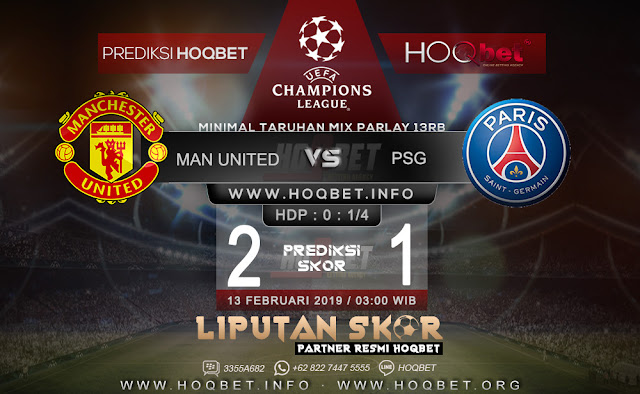 Prediksi Manchester United vs PSG 13 Februari 2019 http://www.liputanskor.com/