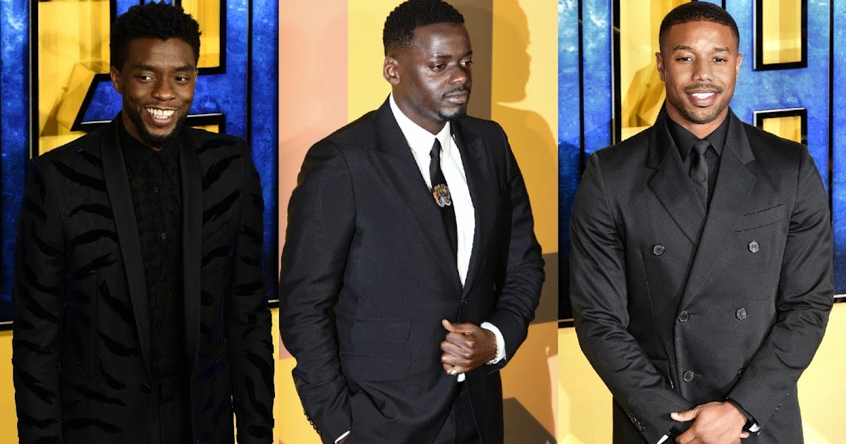 Chadwick Boseman, Daniel Kaluuya & Michael B. Jordan at the 'Black ...