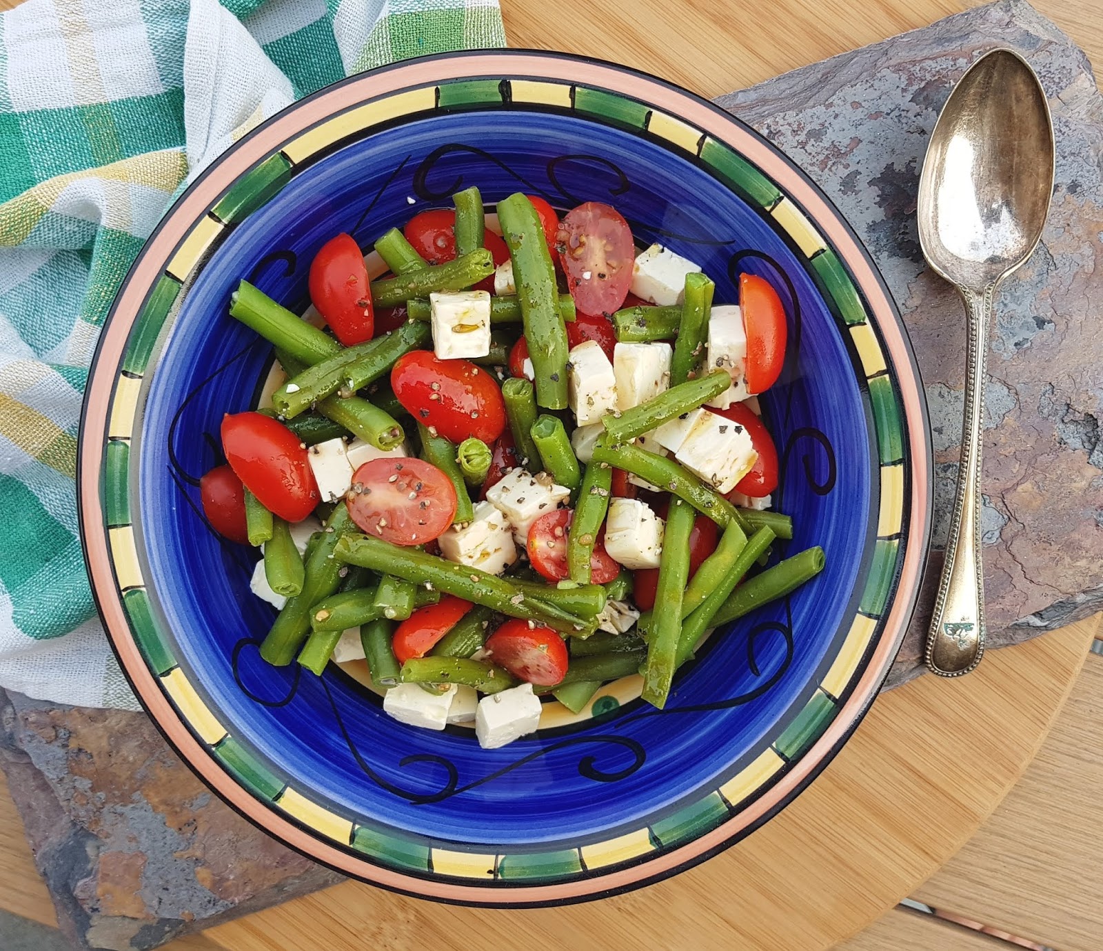 Green Bean, Tomato and Feta Salad