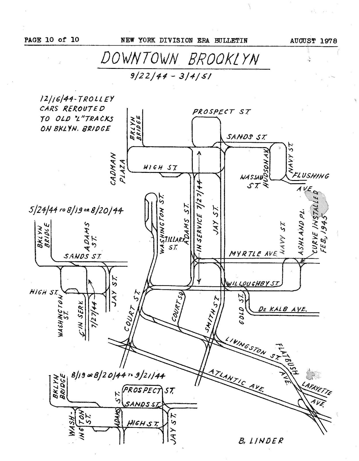 Streetcars and Spatial Analysis Downtown Brooklyn Streetcar Map 922
