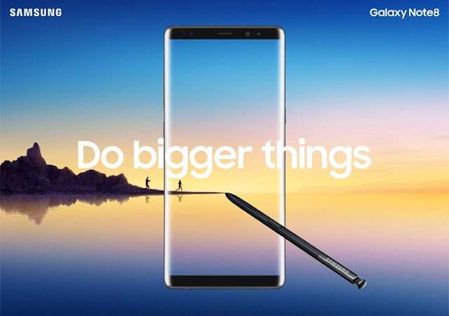 #DoBiggerThings with the New @SamsungMobileSA Galaxy Note8 Phablet