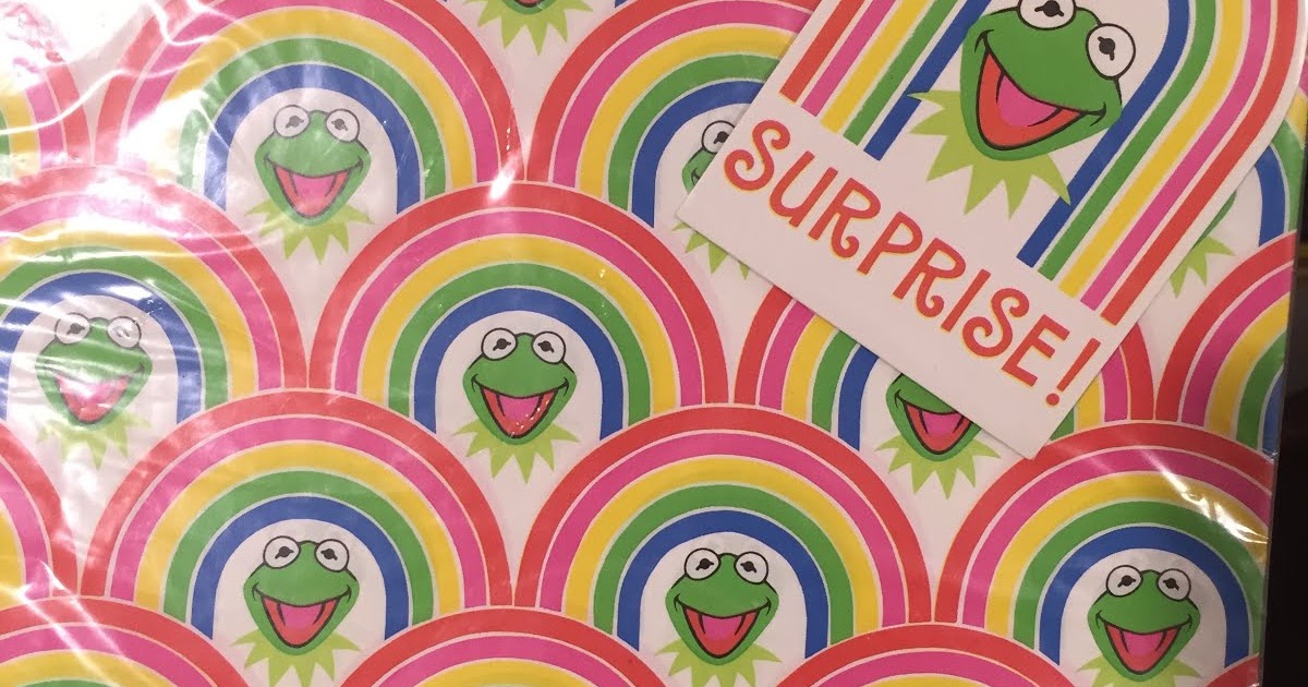 Muppet Stuff Throwback Thursday Kermit Wrapping Paper!