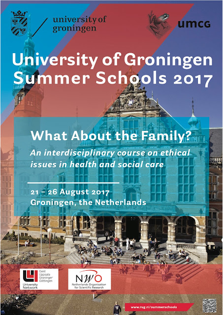 Attend our summer school on the Ethics of Family in Health- and Social Care! What About the Family? An interdisciplinary course on ethical issues in health and social care