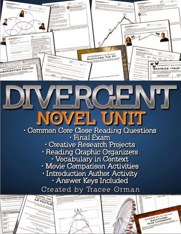 Divergent by Veronica Roth Teaching Unit