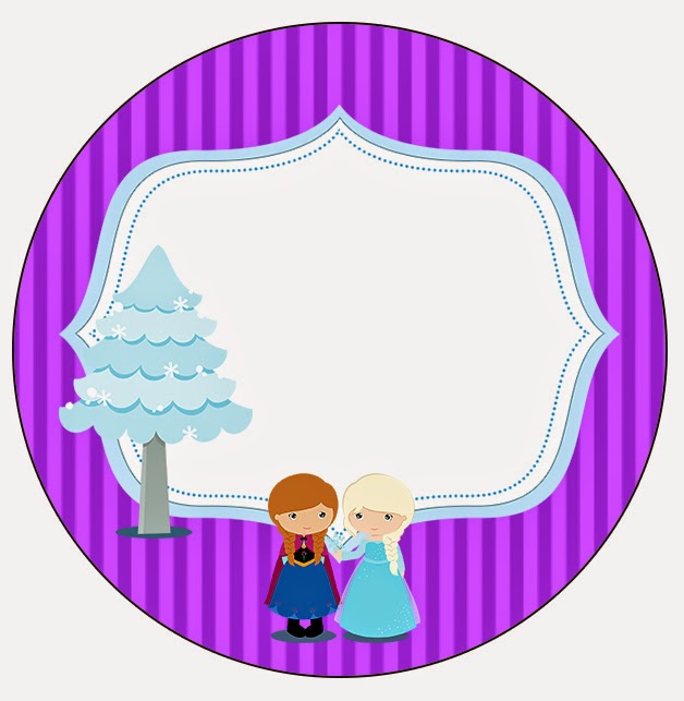 Frozen Niñas en Navidad: Etiquetas Candy Bar para Imprimir Gratis. Toppers o etiquetas de Frozen Niñas en Navidad para imprimir gratis.