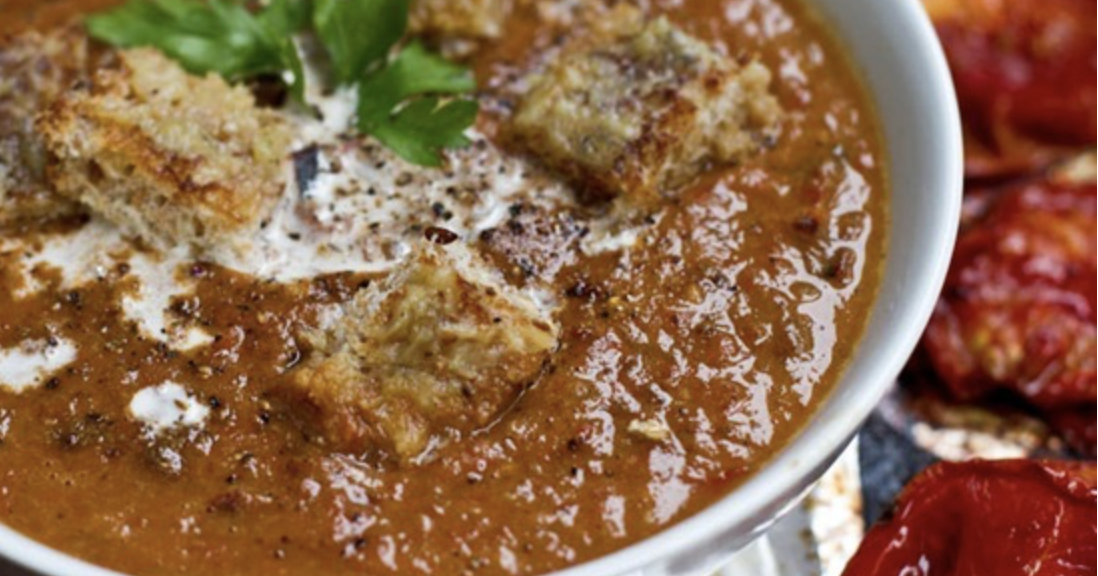 FAVE RECIPES Mock Urban Plates Roasted Tomato Soup in 30 minutes