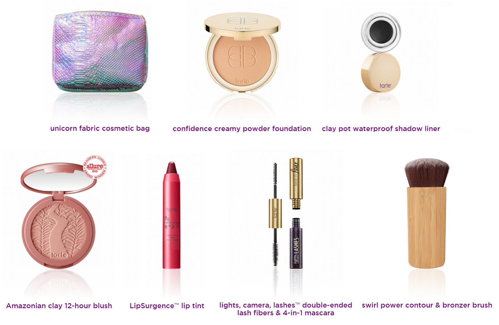 Kit custom tarte The Tarte 7-Piece Custom Kit is Back! - Beauddiction
