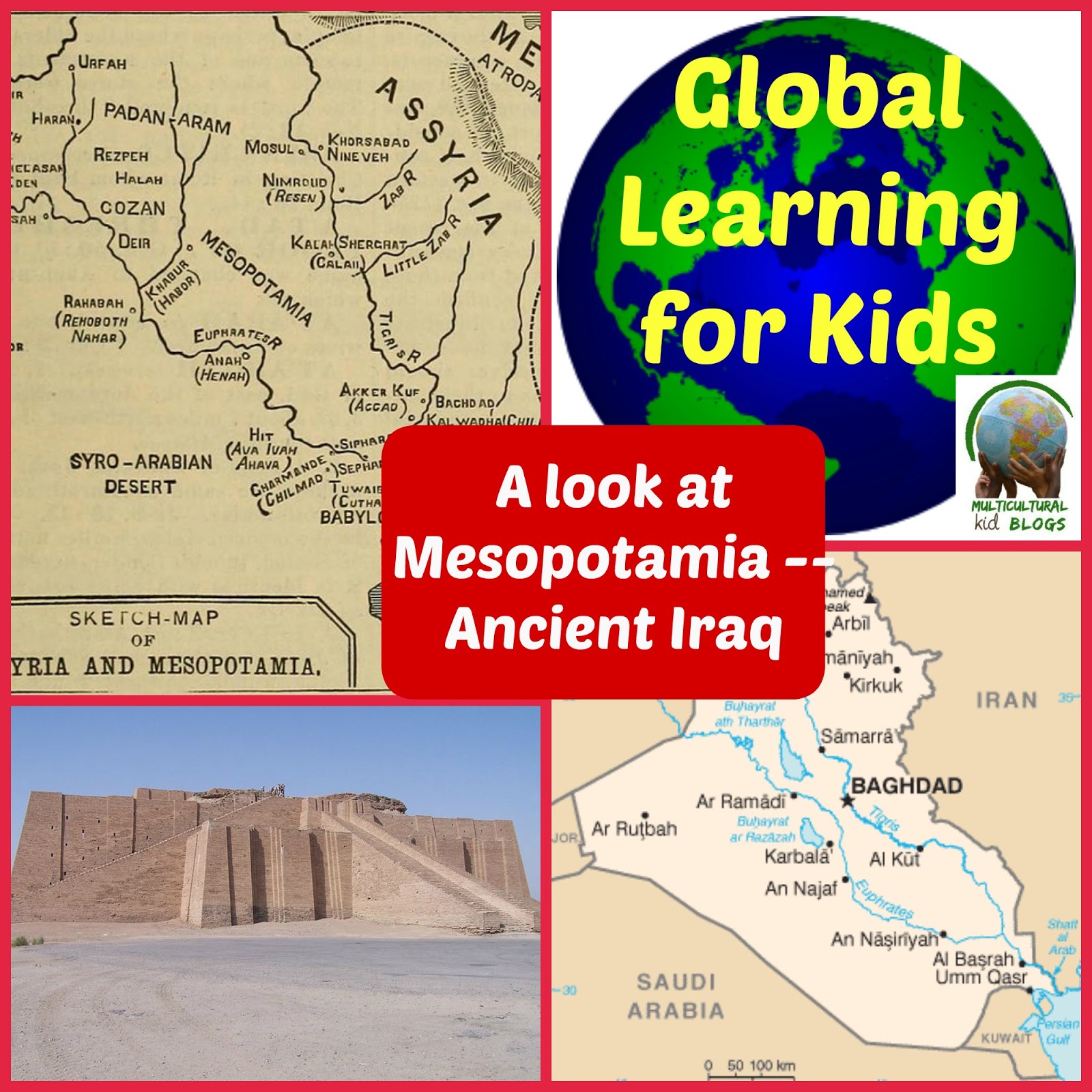 Mesopotamia Map For Kids