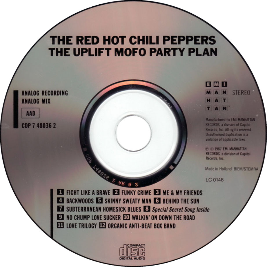Sintético 102+ Foto Red Hot Chili Peppers The Uplift Mofo Party Plan El último