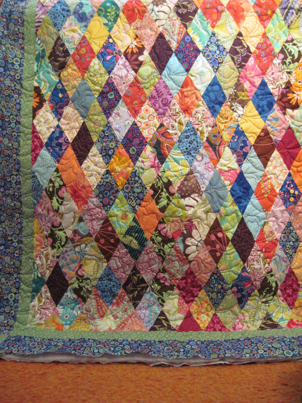 Jean's Quilting Page Quilting Diamond Rehash with a new design...