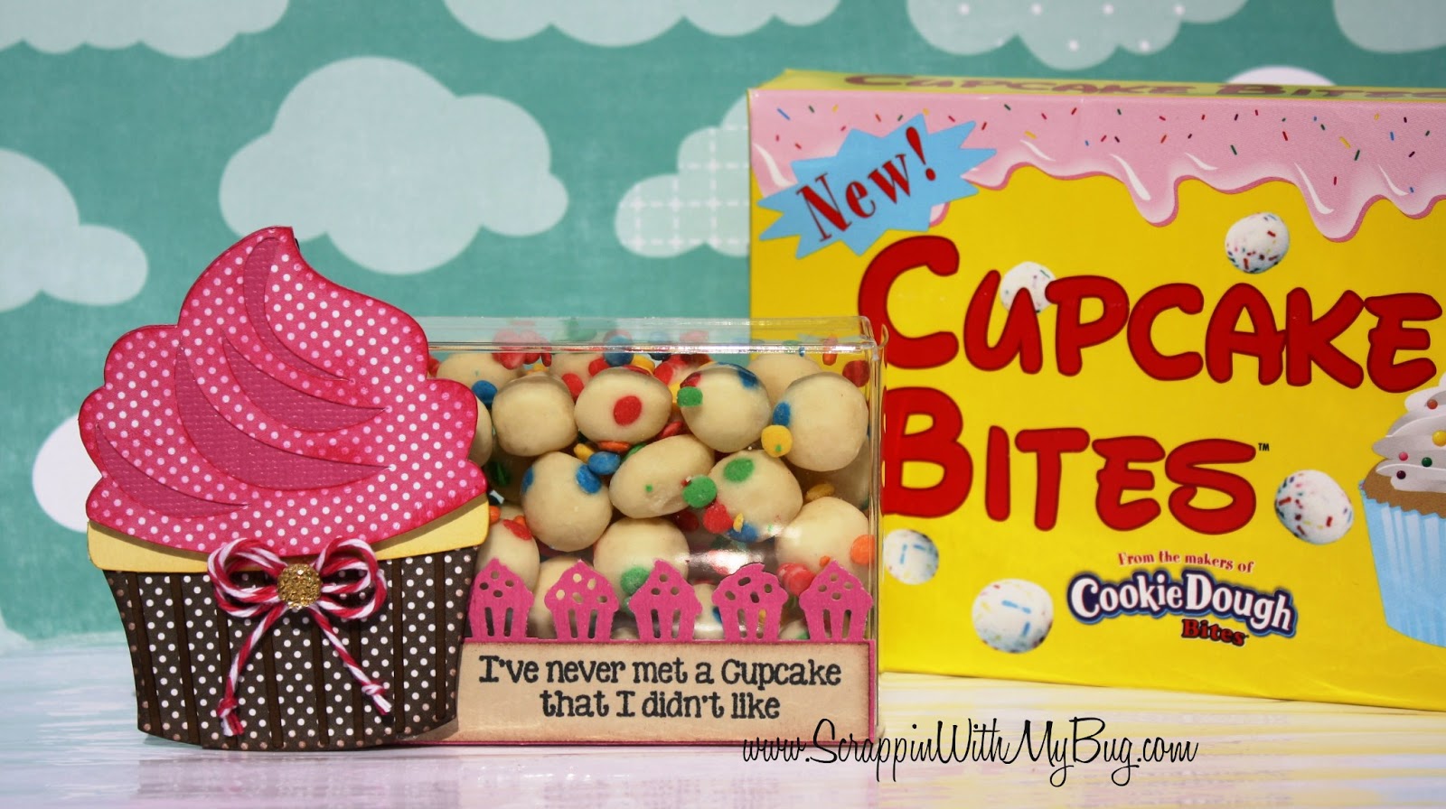 Scrappin with my bug Cupcake Lover