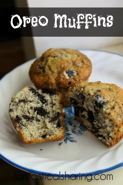 Oreo Muffins #recipe #muffins #breakfast #Oreo #chocolate