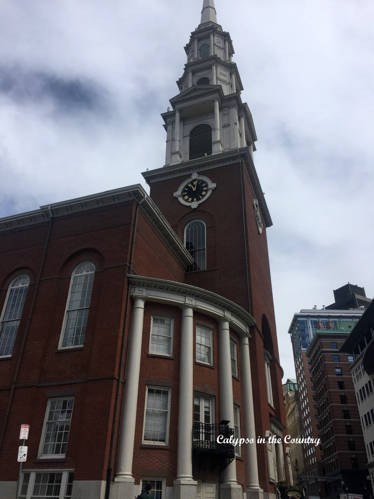 Park Street Church - the 2nd stop on Boston's Freedom Trail
