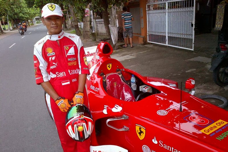Bapak Abdul Latif, sang empu sekaligus kreator F1 ala Hi-Jet