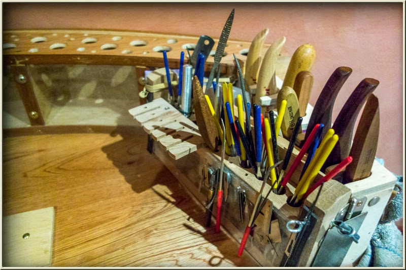 Whimsical Wood Carving Work Station