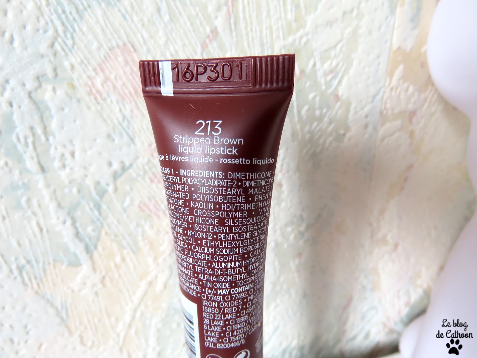 Lip Paint Matte - Rouge à Lèvres Infaillible - L'Oréal - 213 Stripped Brown