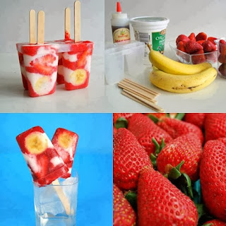 Helados de Fruta Fresca y Yogurt, Postres Faciles y Saludables