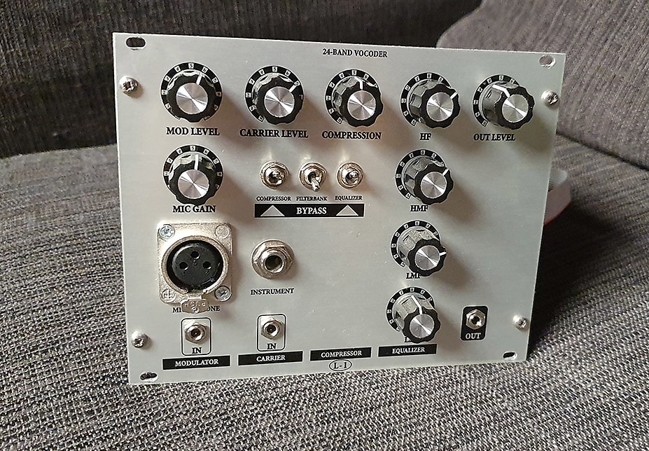 MATRIXSYNTH L1 Vocoder 24 Band Eurorack Vocoder
