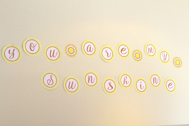 you are my sunshine sign