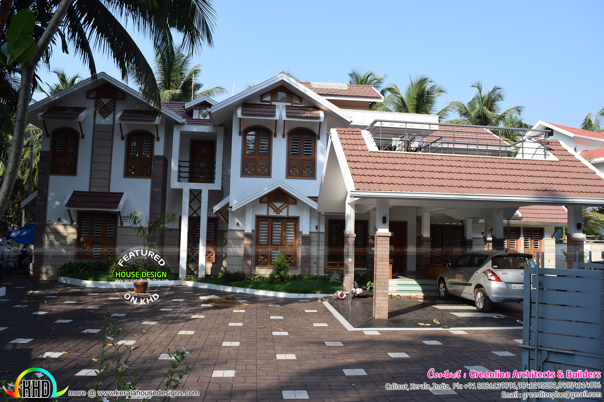 GANDUL Work finished 5 bedroom house at Calicut