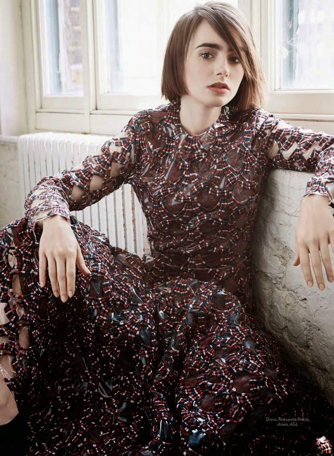 Duchess Dior: Lily Collins for Marie Claire France October 2014