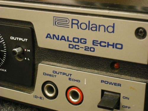 MATRIXSYNTH: Roland Analog Echo DC-20 eBay Demo