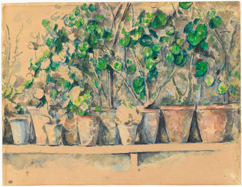 Paul Cezanne - the flower pots
